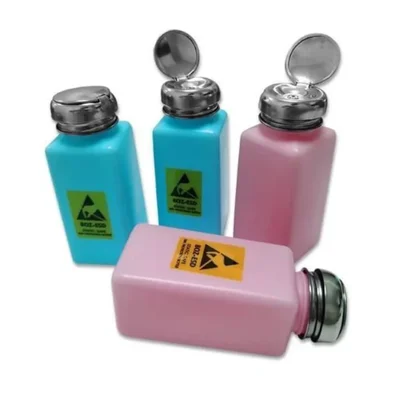 Antistatik ESD Sıvı Dağıtıcı Plastik Pompalı Şişe Dispenser 125 ml - Resim 1